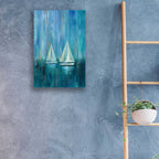 Epic Art 'Sailboat Simplicity II' by Silvia Vassileva, Acrylic Glass Wall Art,16x24
