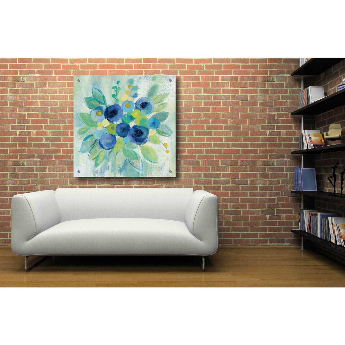 Epic Art 'Floral Array' by Silvia Vassileva, Acrylic Glass Wall Art,36x36