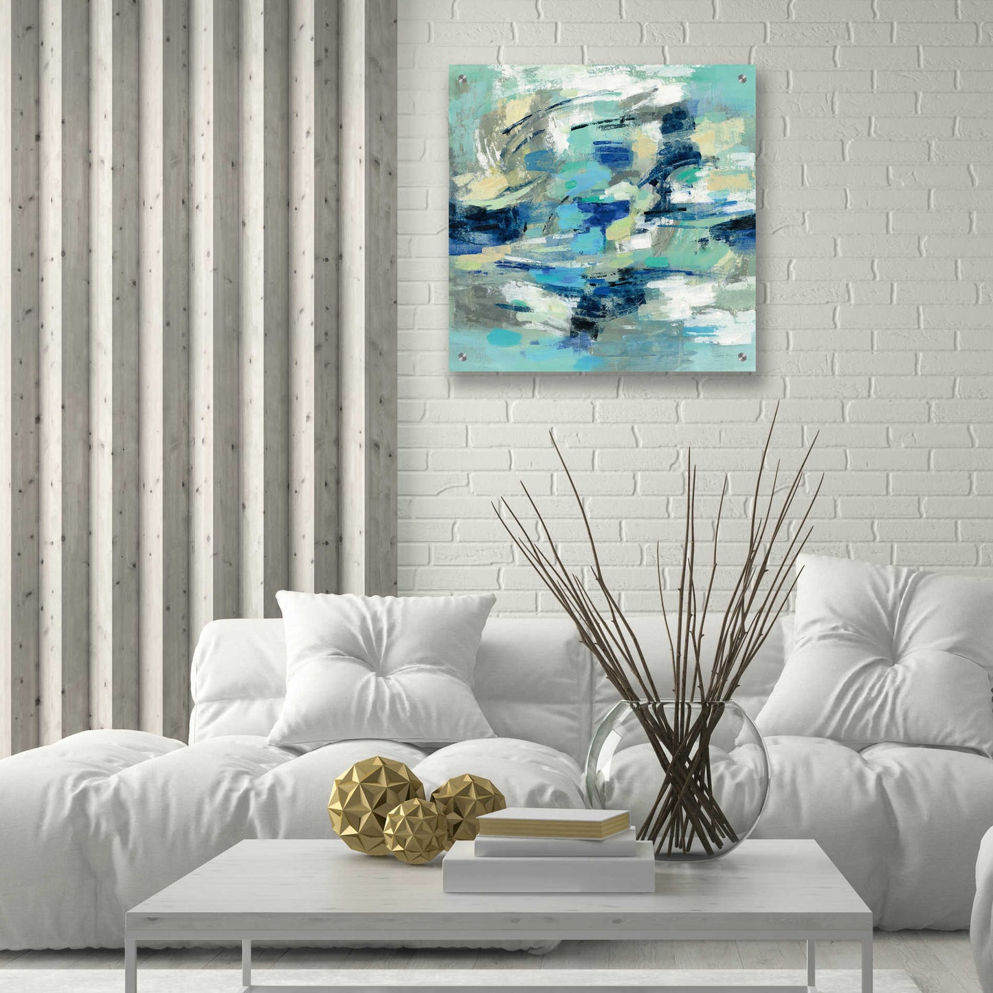 Epic Art 'Unexpected Wave' by Silvia Vassileva, Acrylic Glass Wall Art,24x24