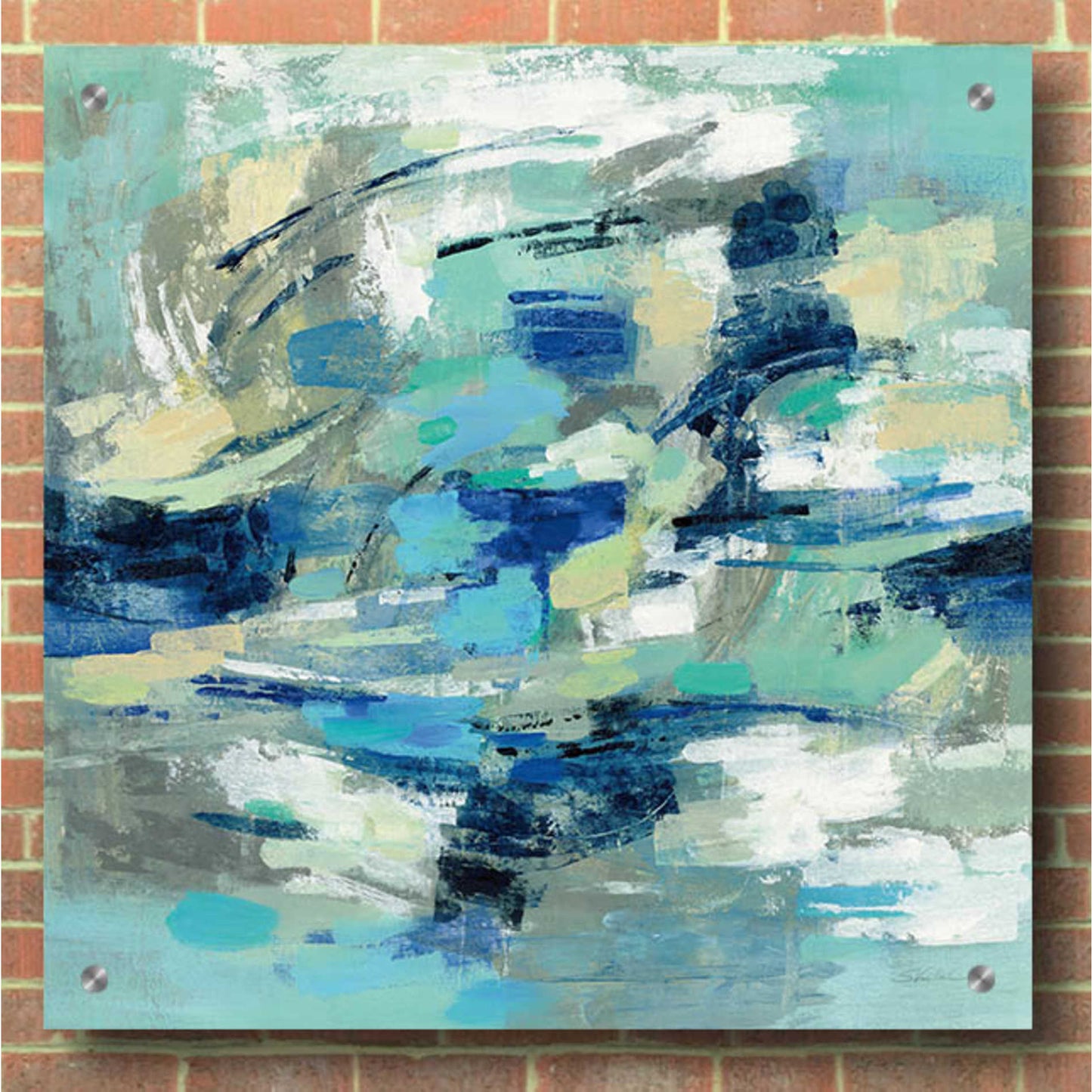 Epic Art 'Unexpected Wave' by Silvia Vassileva, Acrylic Glass Wall Art,36x36