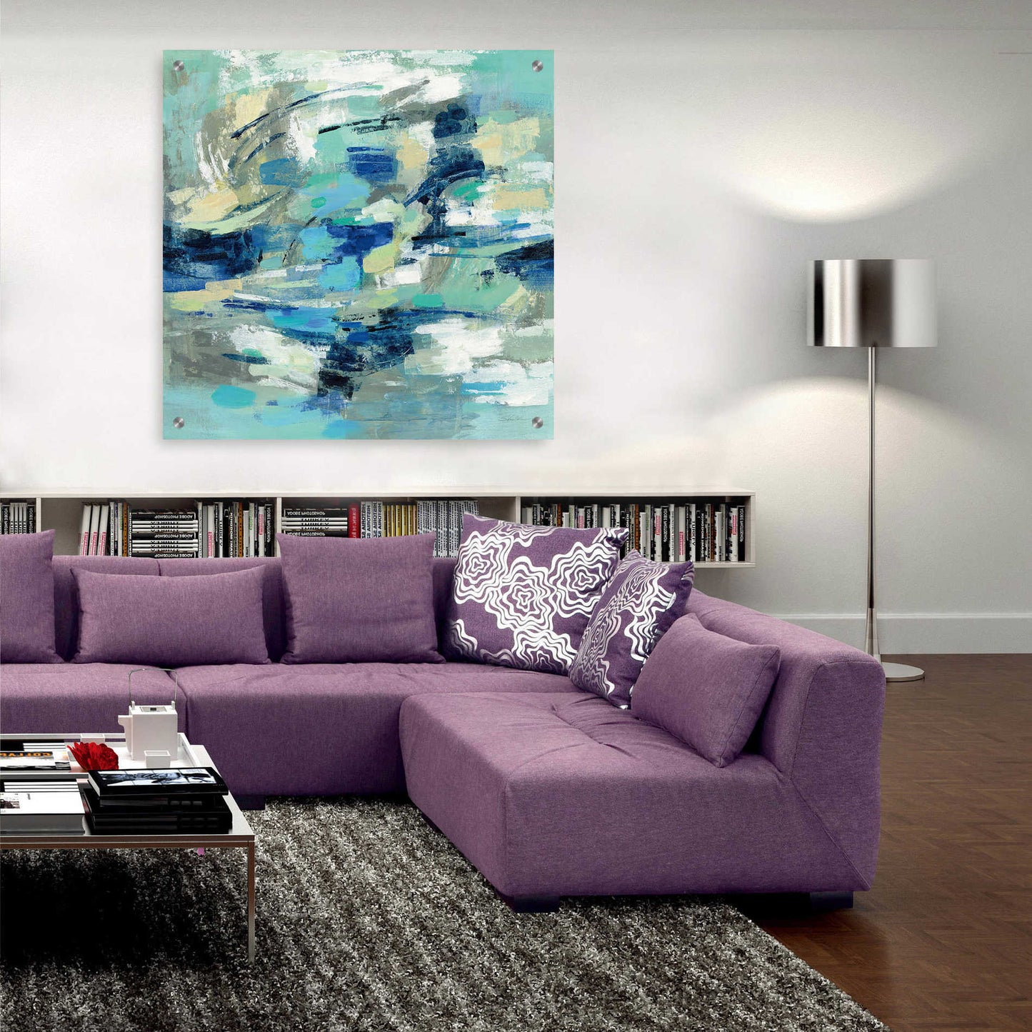 Epic Art 'Unexpected Wave' by Silvia Vassileva, Acrylic Glass Wall Art,36x36