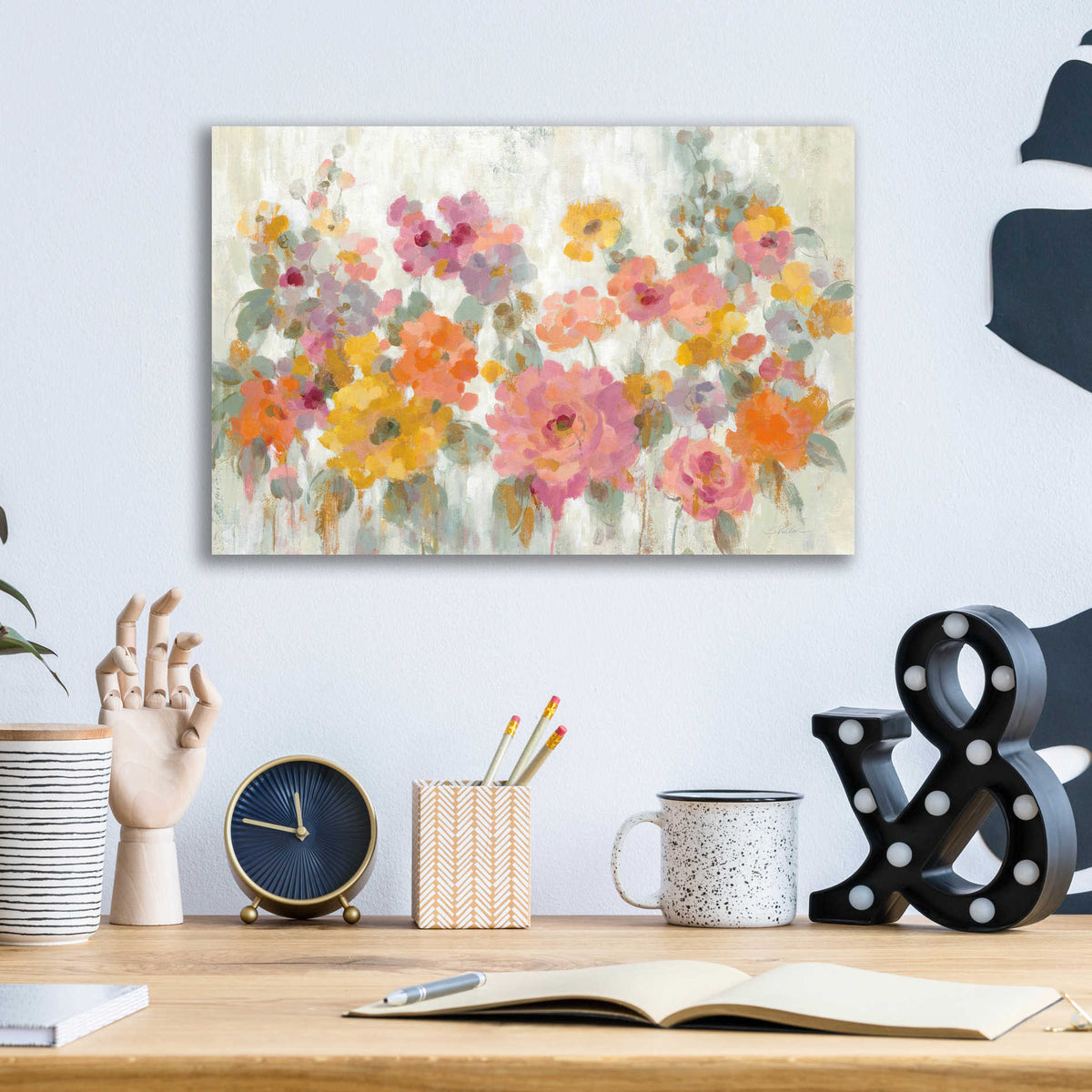 Epic Art 'Garden Fun' by Silvia Vassileva, Acrylic Glass Wall Art,16x12