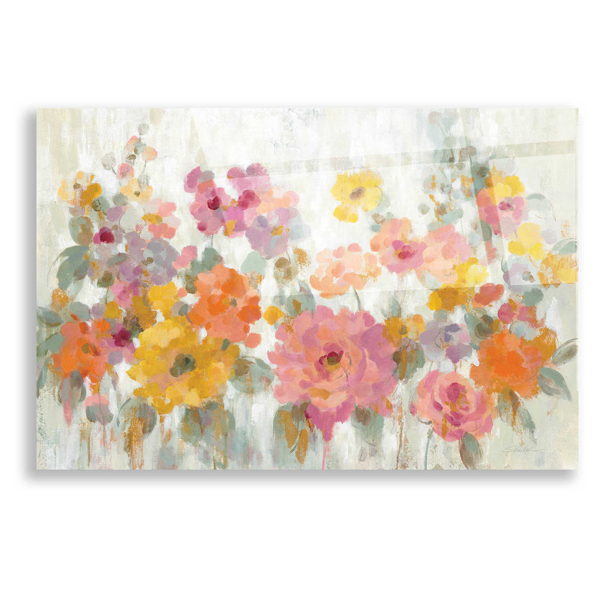 Epic Art 'Garden Fun' by Silvia Vassileva, Acrylic Glass Wall Art
