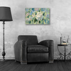 Epic Art 'Hydrangea Mosaic' by Silvia Vassileva, Acrylic Glass Wall Art,24x16