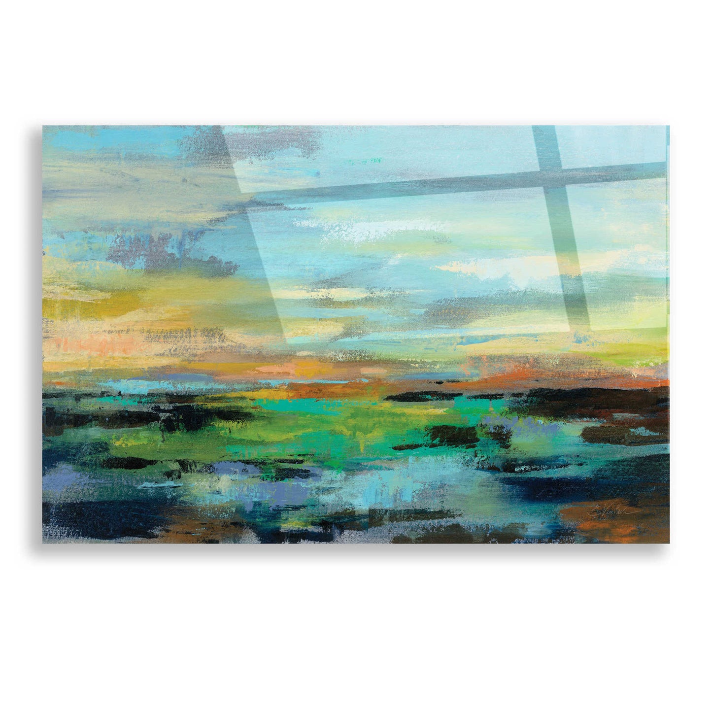 Epic Art 'Delmar Sunset I' by Silvia Vassileva, Acrylic Glass Wall Art,16x12