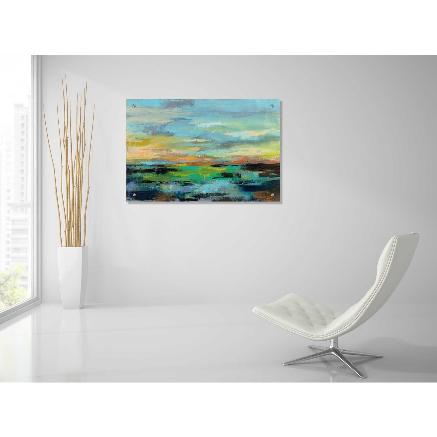 Epic Art 'Delmar Sunset I' by Silvia Vassileva, Acrylic Glass Wall Art,36x24