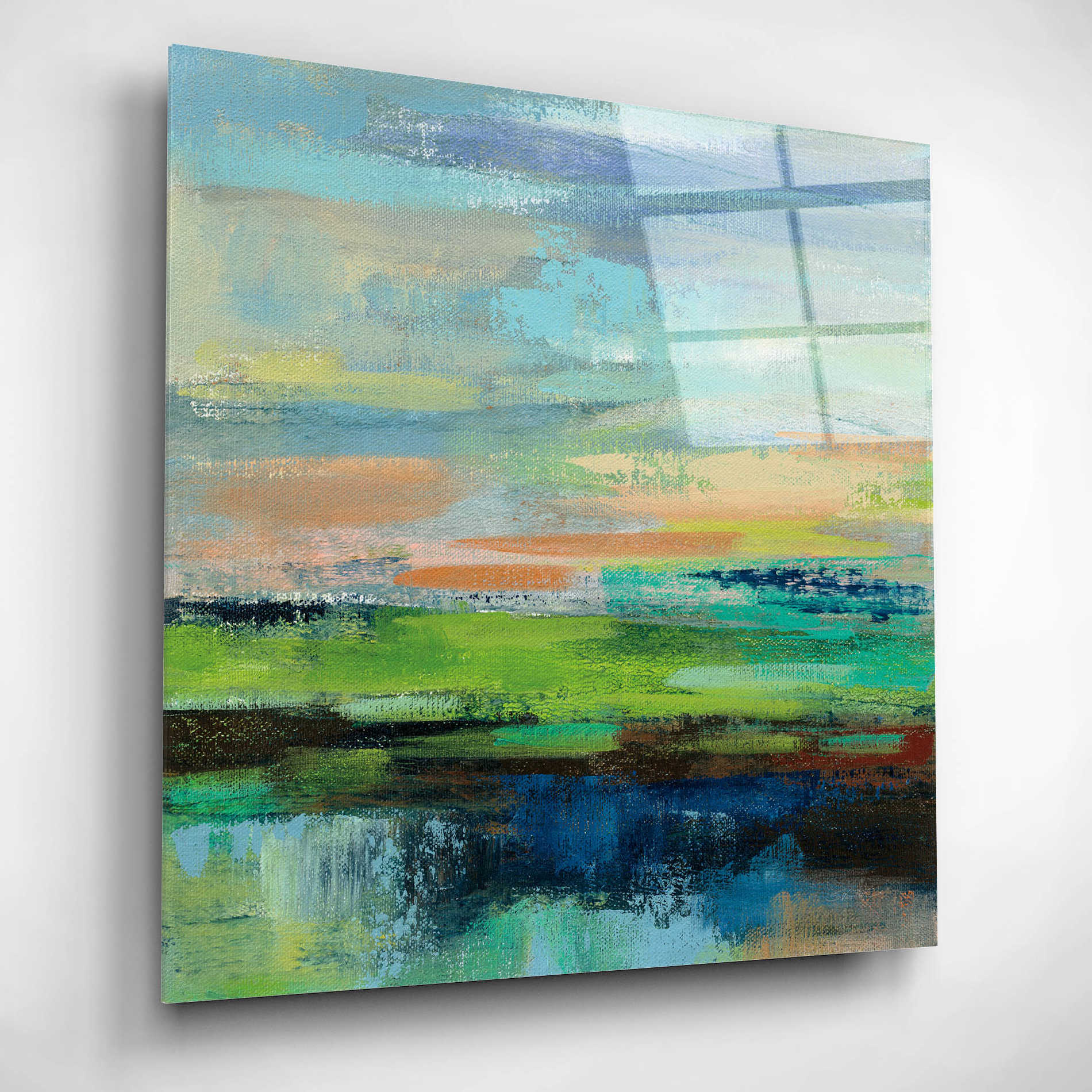 Epic Art 'Delmar Sunset II' by Silvia Vassileva, Acrylic Glass Wall Art,12x12