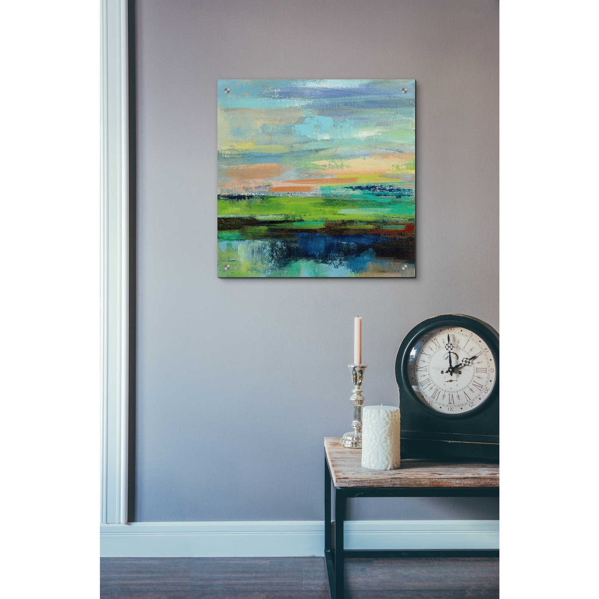Epic Art 'Delmar Sunset II' by Silvia Vassileva, Acrylic Glass Wall Art,24x24