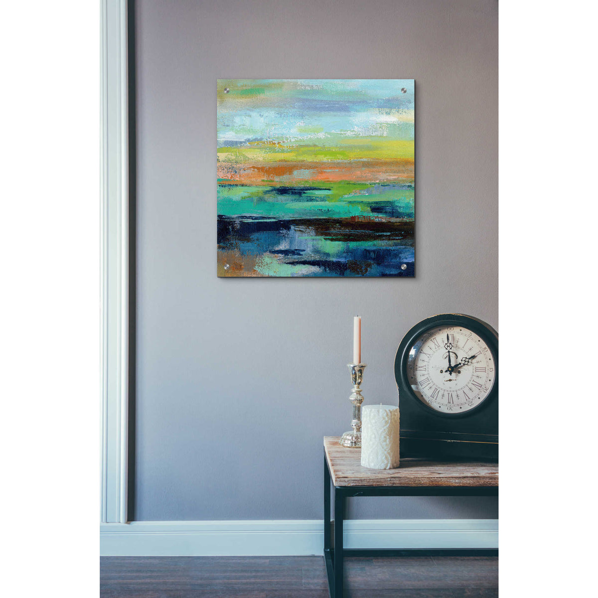 Epic Art 'Delmar Sunset III' by Silvia Vassileva, Acrylic Glass Wall Art,24x24