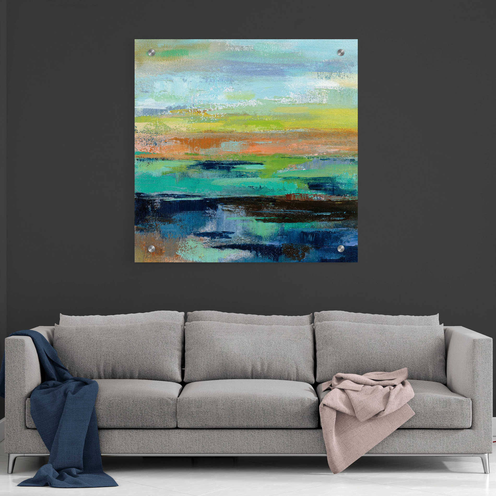 Epic Art 'Delmar Sunset III' by Silvia Vassileva, Acrylic Glass Wall Art,36x36
