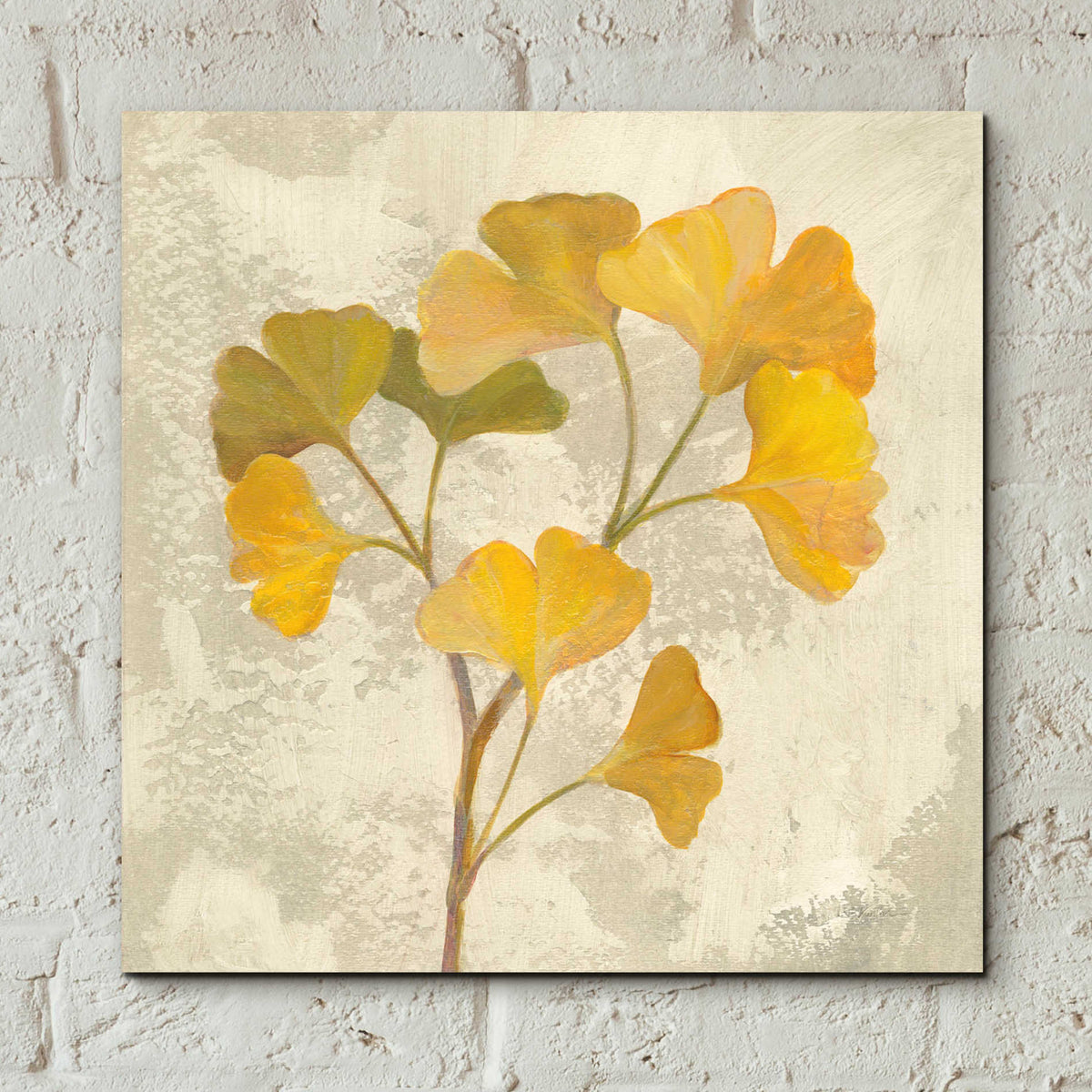 Epic Art 'November Leaves III' by Silvia Vassileva, Acrylic Glass Wall Art,12x12