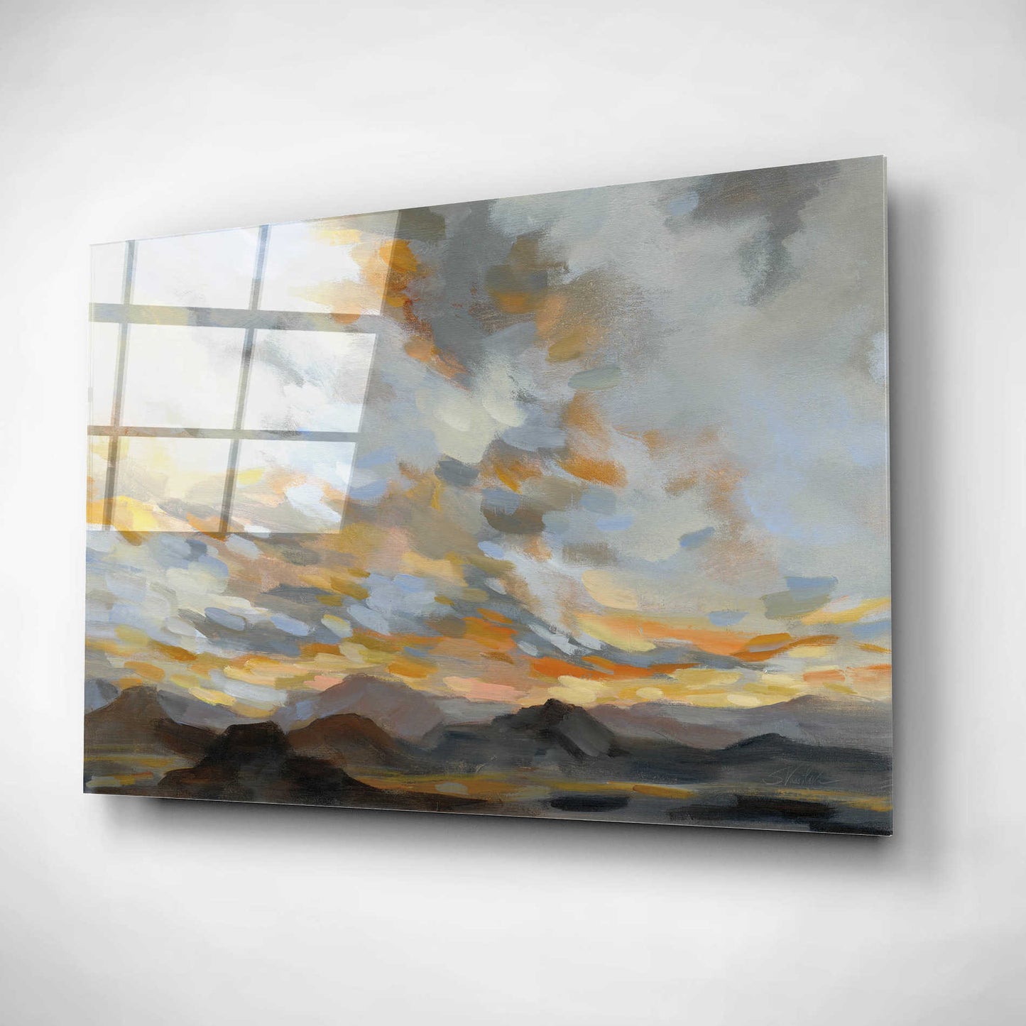 Epic Art 'High Desert Sky I' by Silvia Vassileva, Acrylic Glass Wall Art,16x12