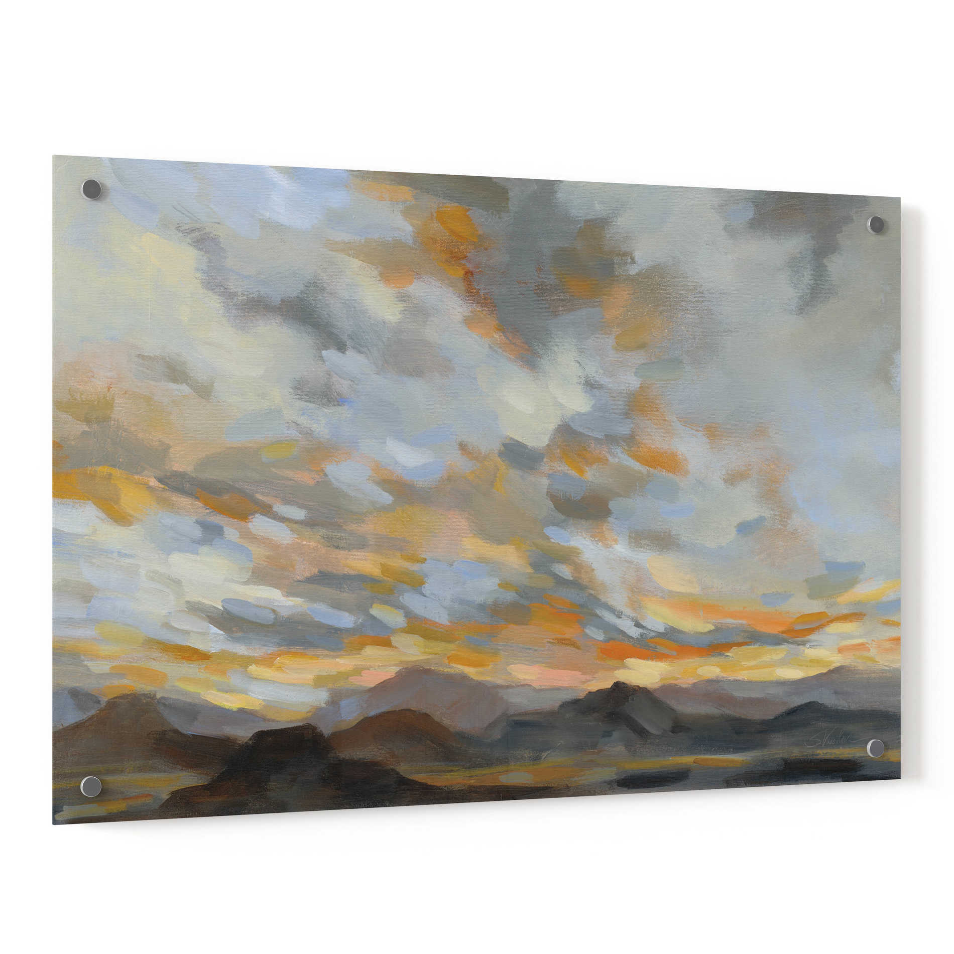Epic Art 'High Desert Sky I' by Silvia Vassileva, Acrylic Glass Wall Art,36x24