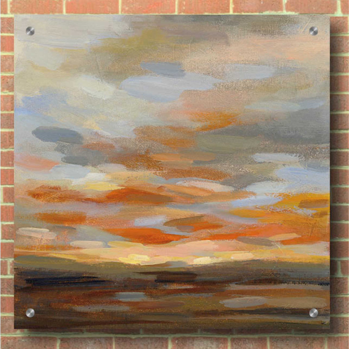 Epic Art 'High Desert Sky II' by Silvia Vassileva, Acrylic Glass Wall Art,36x36