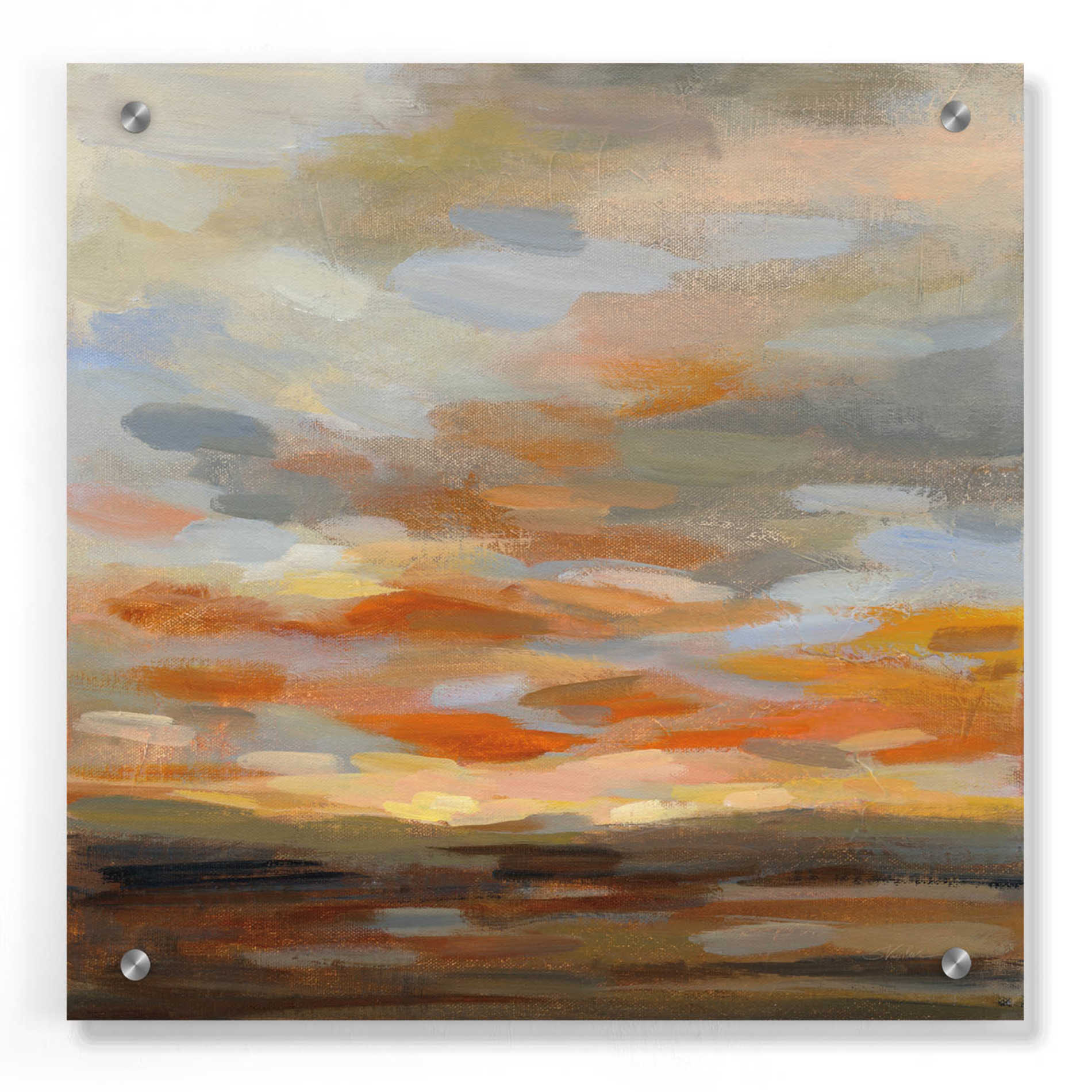 Epic Art 'High Desert Sky II' by Silvia Vassileva, Acrylic Glass Wall Art,36x36