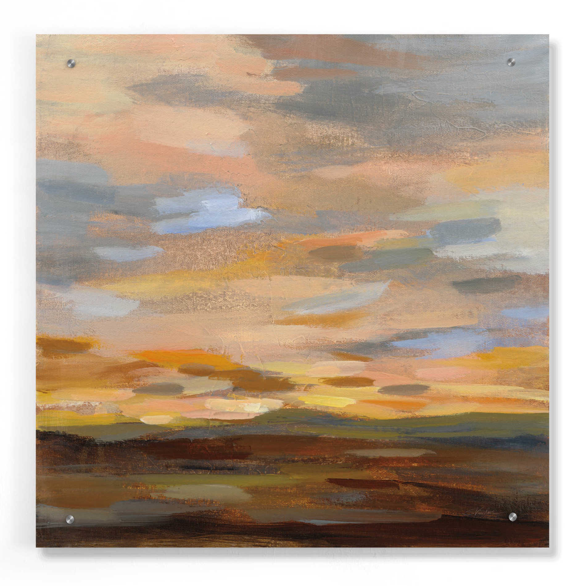 Epic Art 'High Desert Sky III' by Silvia Vassileva, Acrylic Glass Wall Art,24x24
