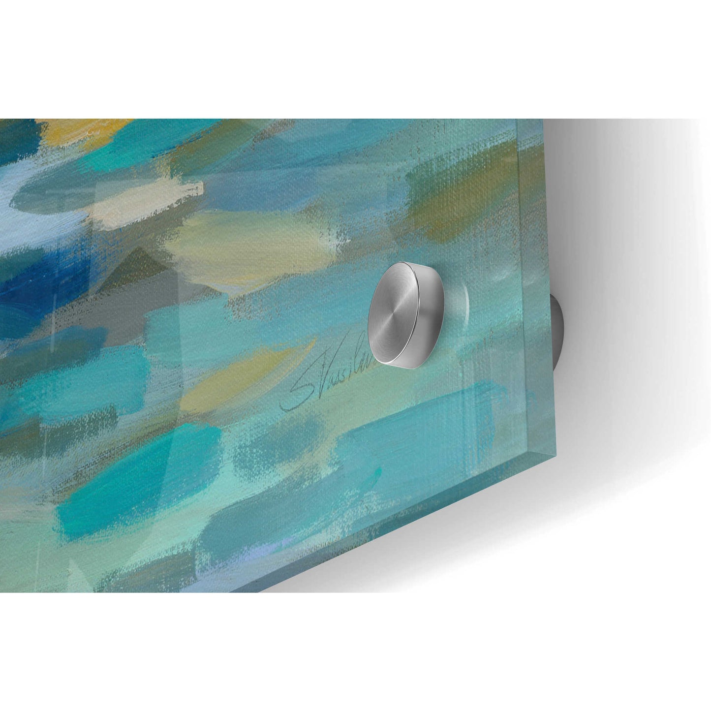 Epic Art 'Pastel Blue Sea' by Silvia Vassileva, Acrylic Glass Wall Art,36x24