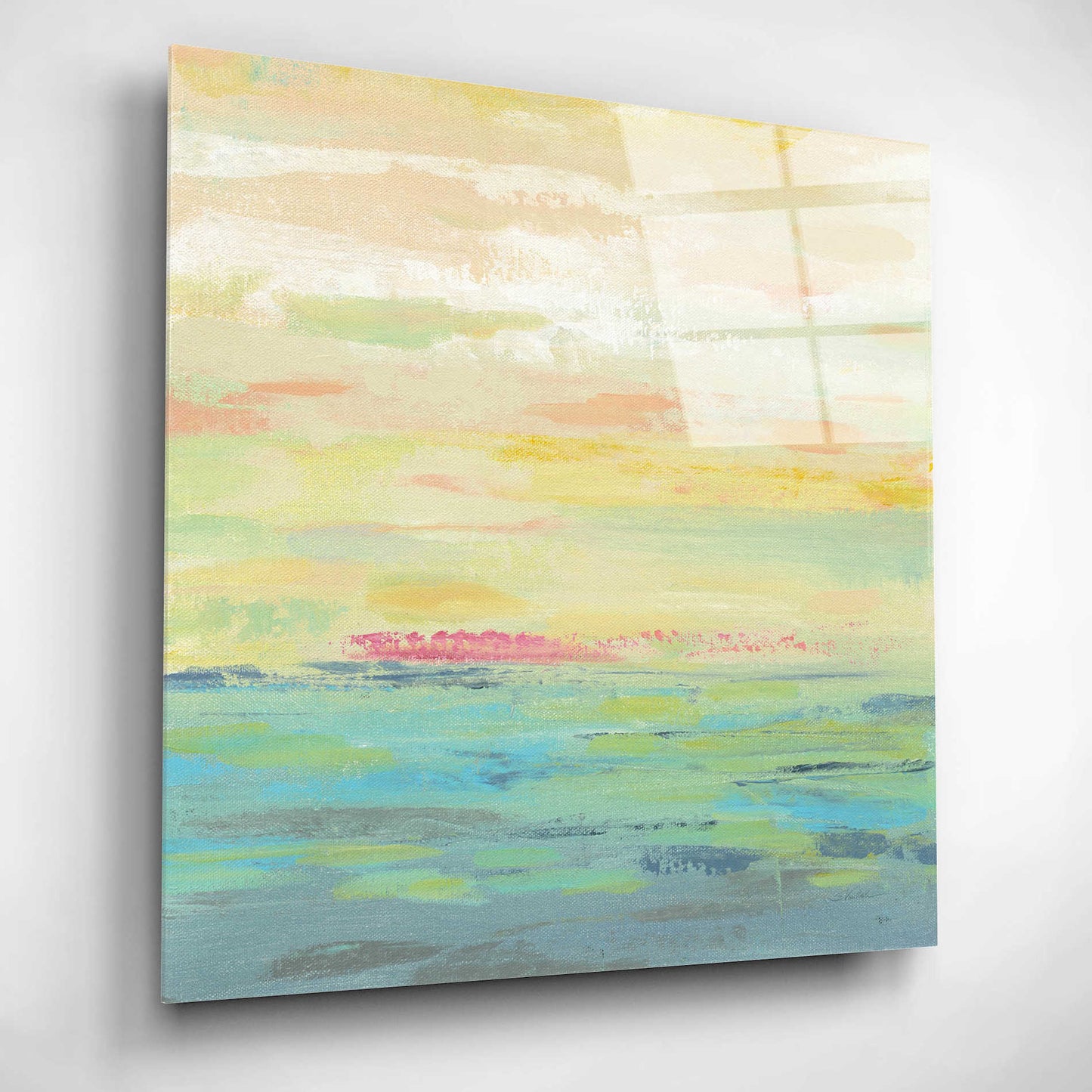 Epic Art 'Pink Clouds I' by Silvia Vassileva, Acrylic Glass Wall Art,12x12