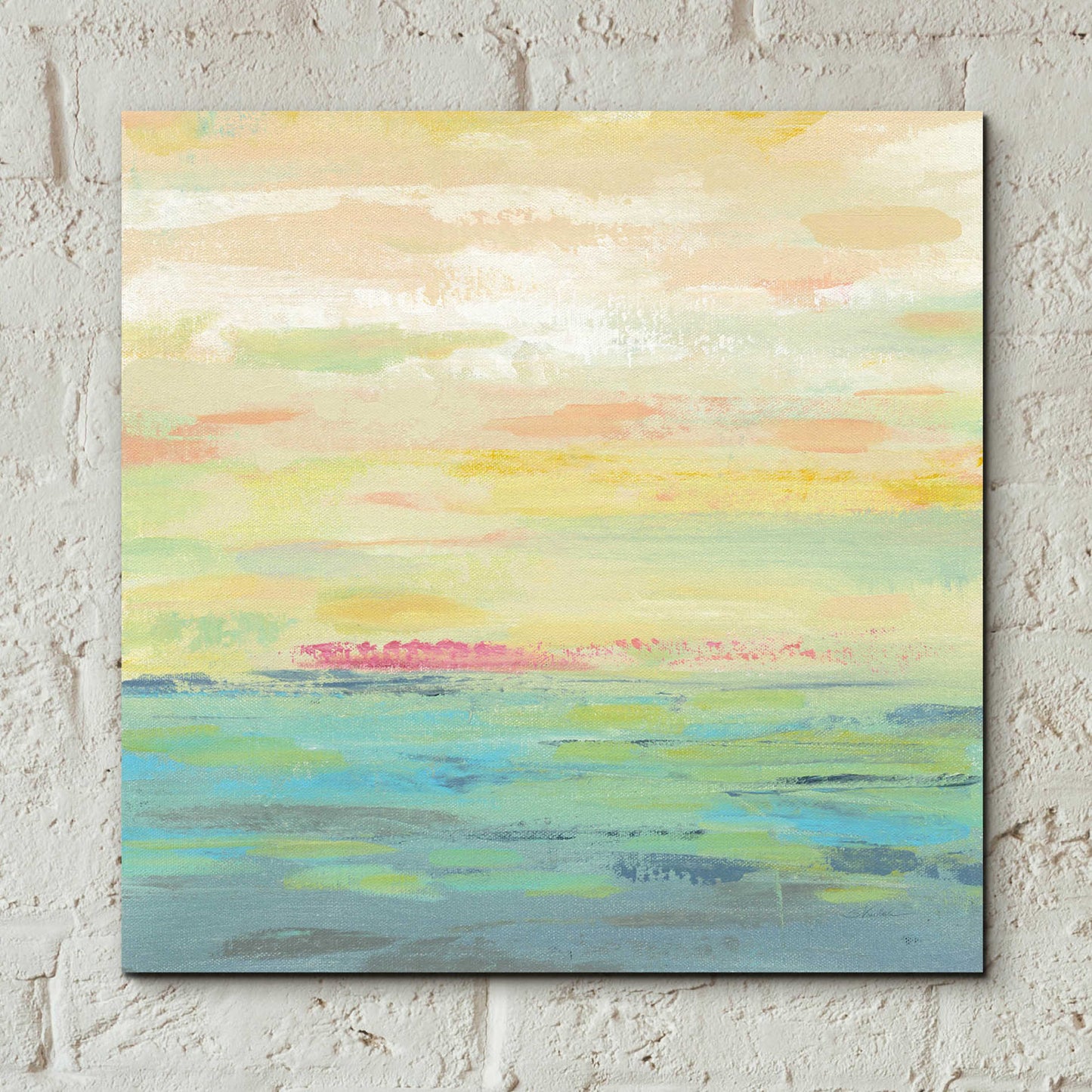 Epic Art 'Pink Clouds I' by Silvia Vassileva, Acrylic Glass Wall Art,12x12