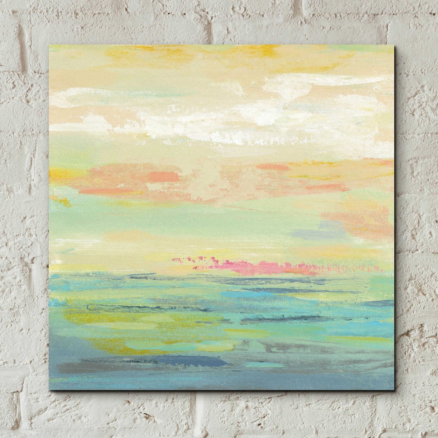 Epic Art 'Pink Clouds II' by Silvia Vassileva, Acrylic Glass Wall Art,12x12