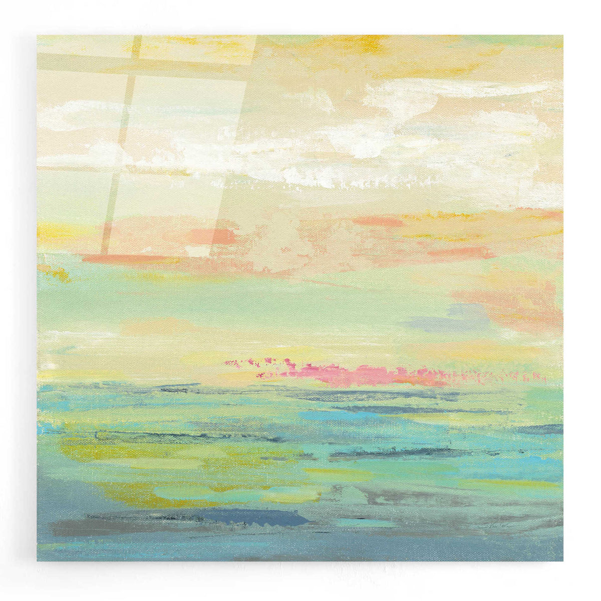 Epic Art 'Pink Clouds II' by Silvia Vassileva, Acrylic Glass Wall Art