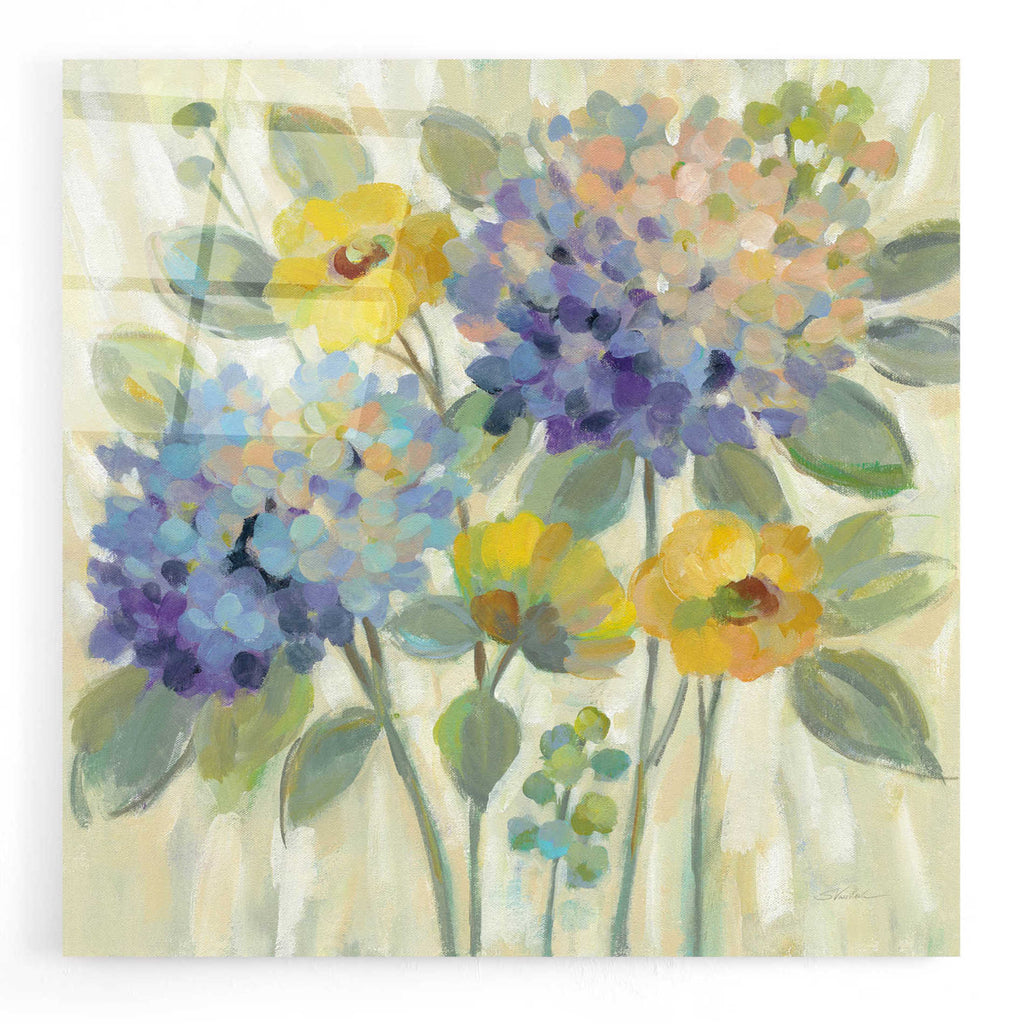 Epic Art 'Garden Burst' by Silvia Vassileva, Acrylic Glass Wall Art