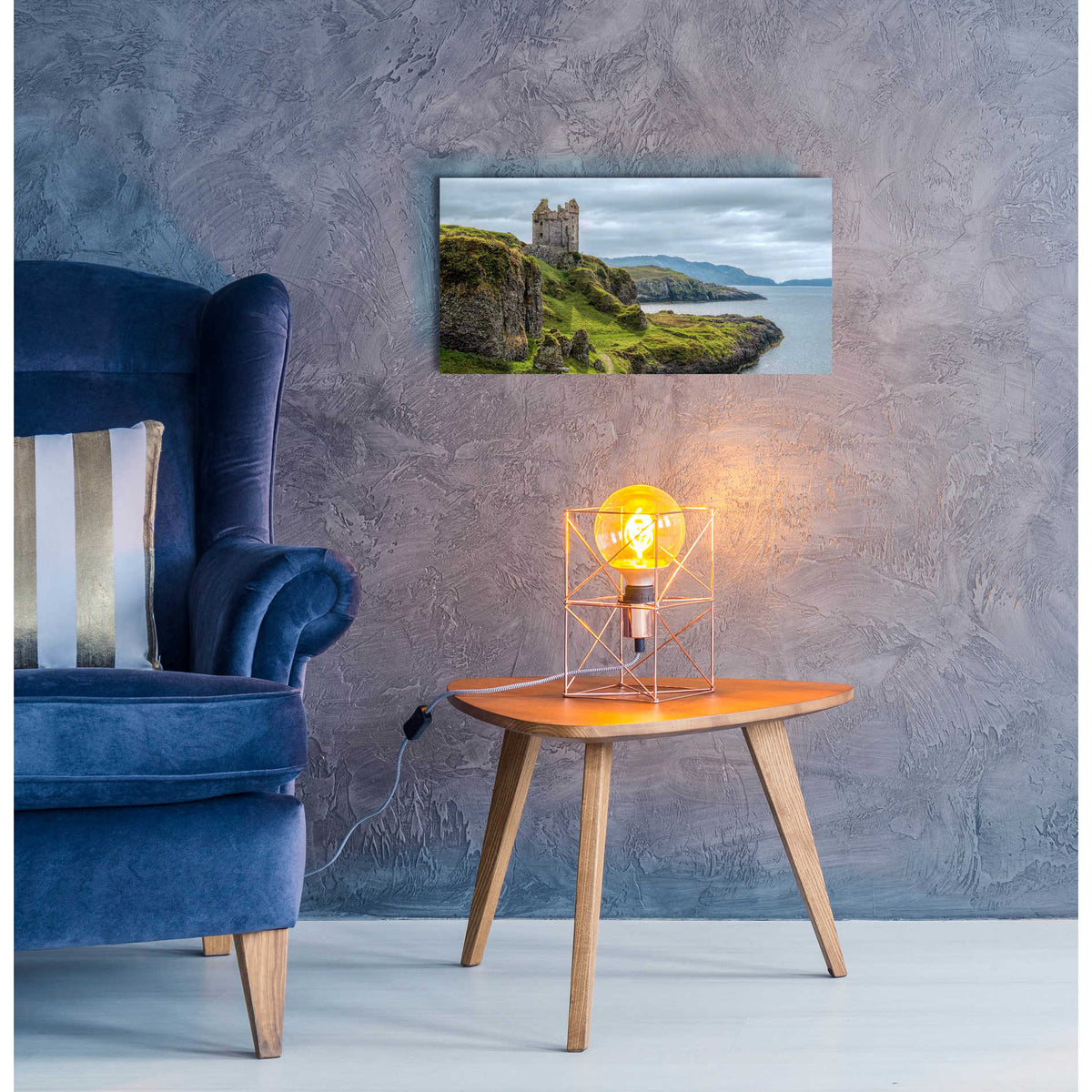 Epic Art 'Lone' by Larry Malvin, Acrylic Glass Wall Art,24x12