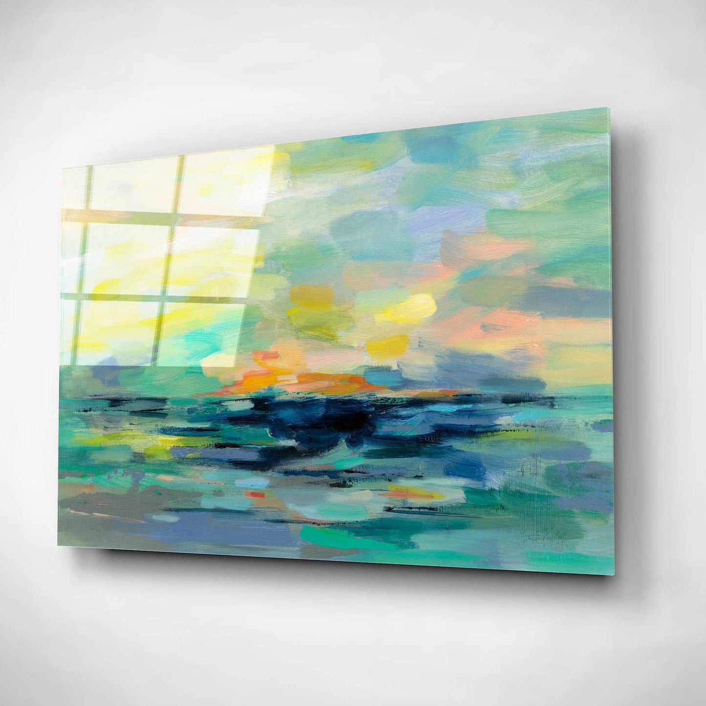 Epic Art 'Pacific Beach' by Silvia Vassileva, Acrylic Glass Wall Art,16x12