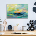 Epic Art 'Pacific Beach' by Silvia Vassileva, Acrylic Glass Wall Art,16x12