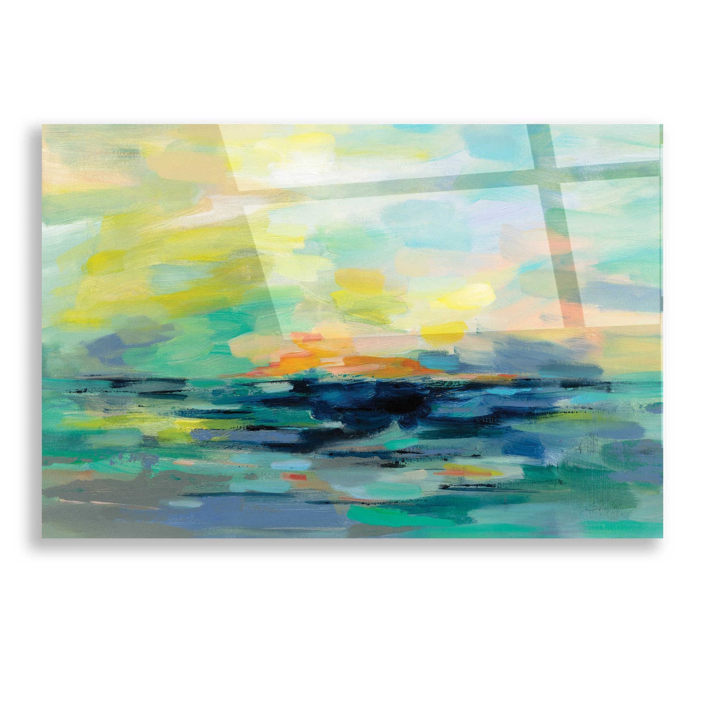 Epic Art 'Pacific Beach' by Silvia Vassileva, Acrylic Glass Wall Art