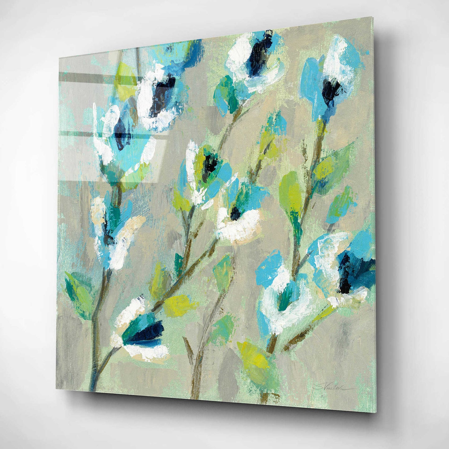 Epic Art 'Whimsical Branch I' by Silvia Vassileva, Acrylic Glass Wall Art,12x12