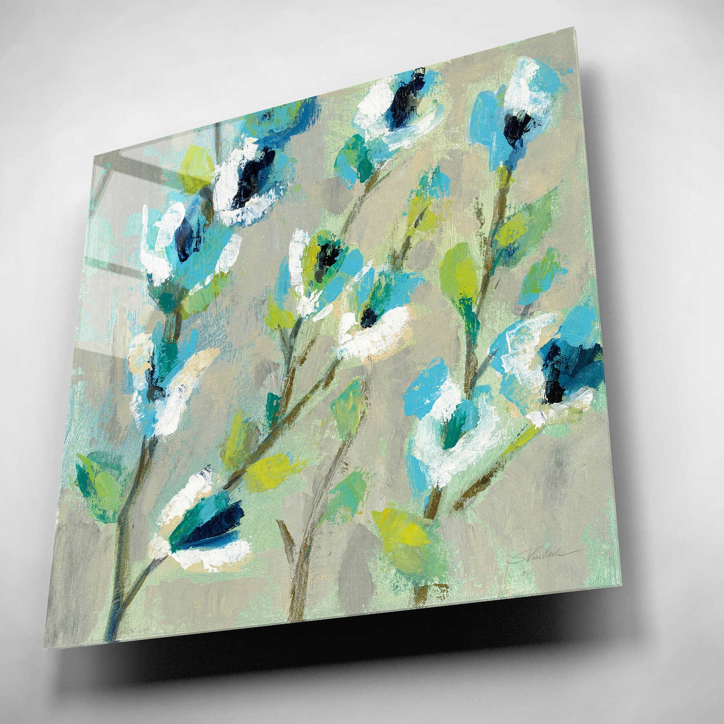 Epic Art 'Whimsical Branch I' by Silvia Vassileva, Acrylic Glass Wall Art,12x12