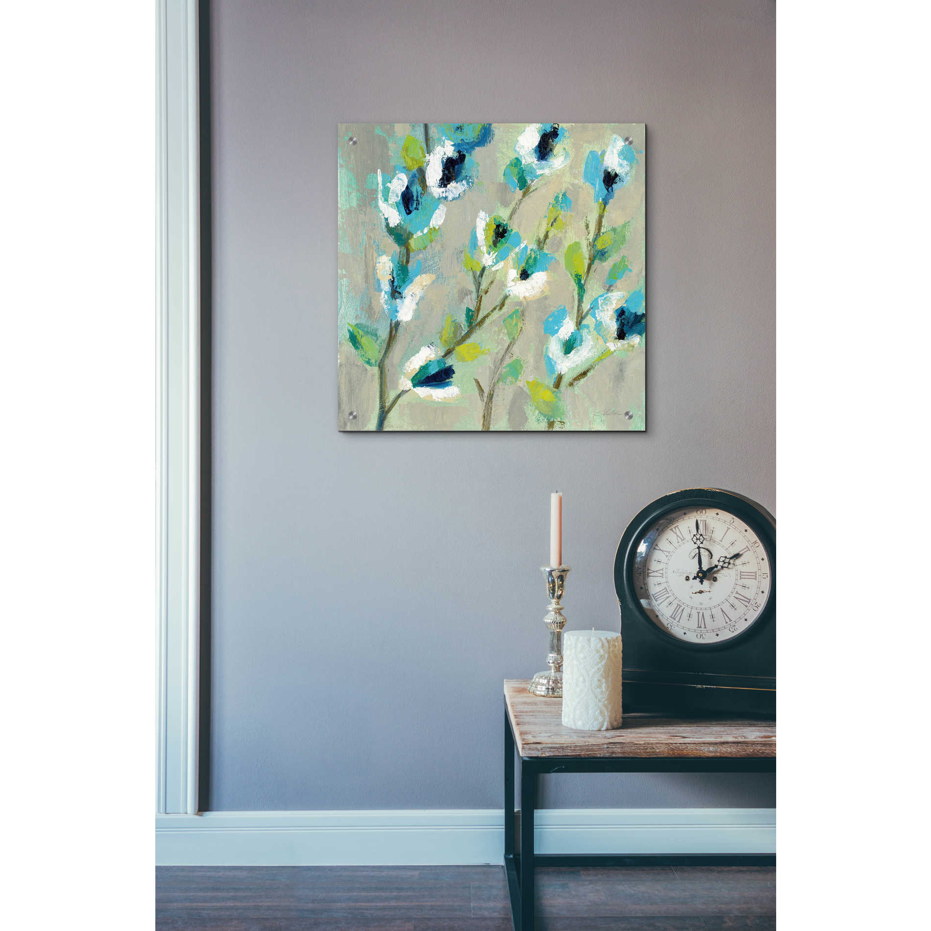 Epic Art 'Whimsical Branch I' by Silvia Vassileva, Acrylic Glass Wall Art,24x24