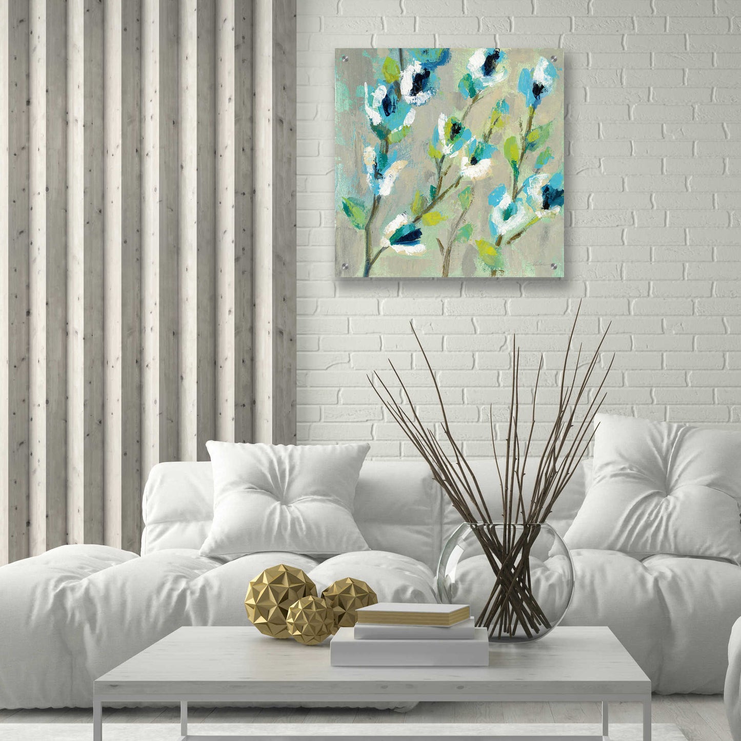 Epic Art 'Whimsical Branch I' by Silvia Vassileva, Acrylic Glass Wall Art,24x24