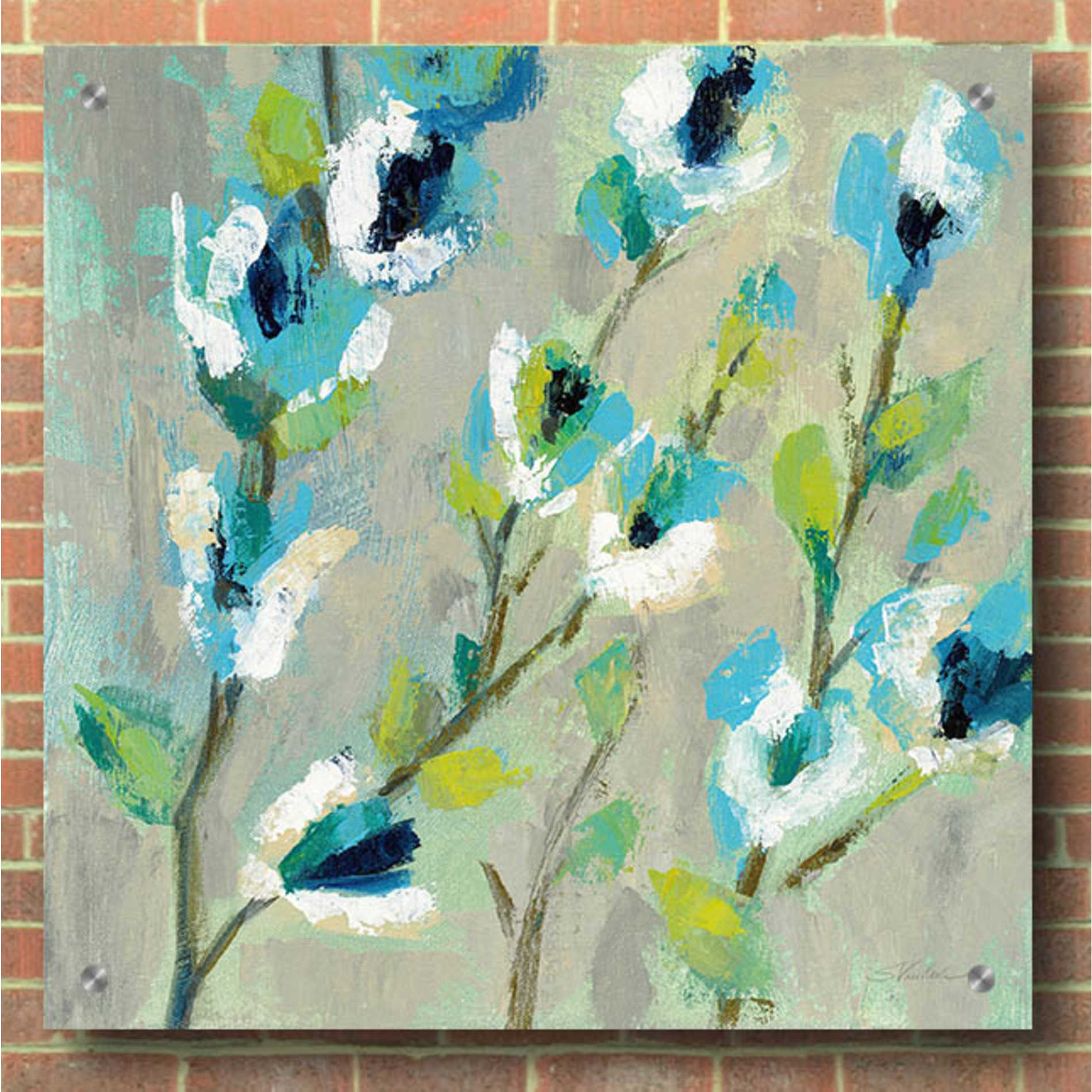 Epic Art 'Whimsical Branch I' by Silvia Vassileva, Acrylic Glass Wall Art,36x36