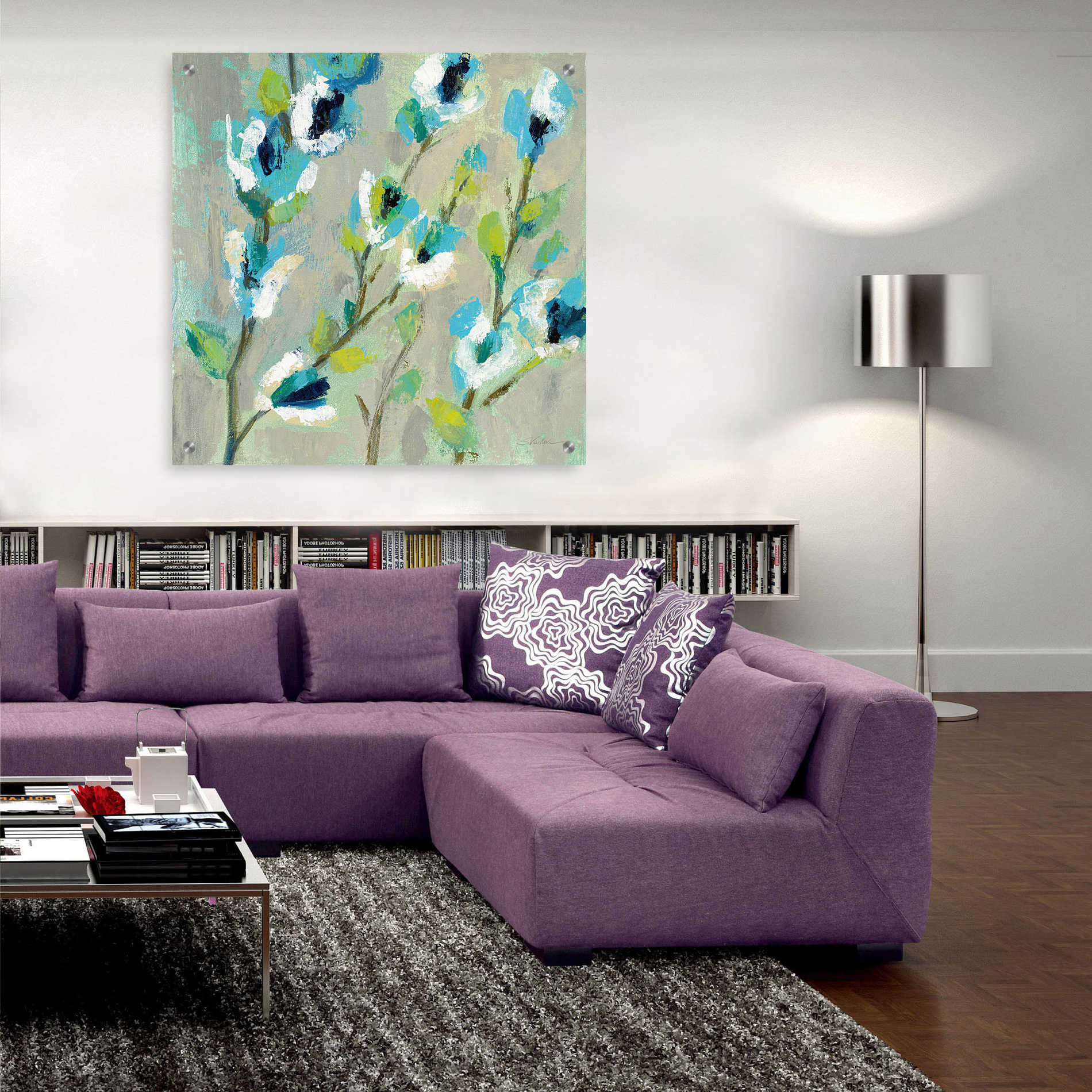 Epic Art 'Whimsical Branch I' by Silvia Vassileva, Acrylic Glass Wall Art,36x36