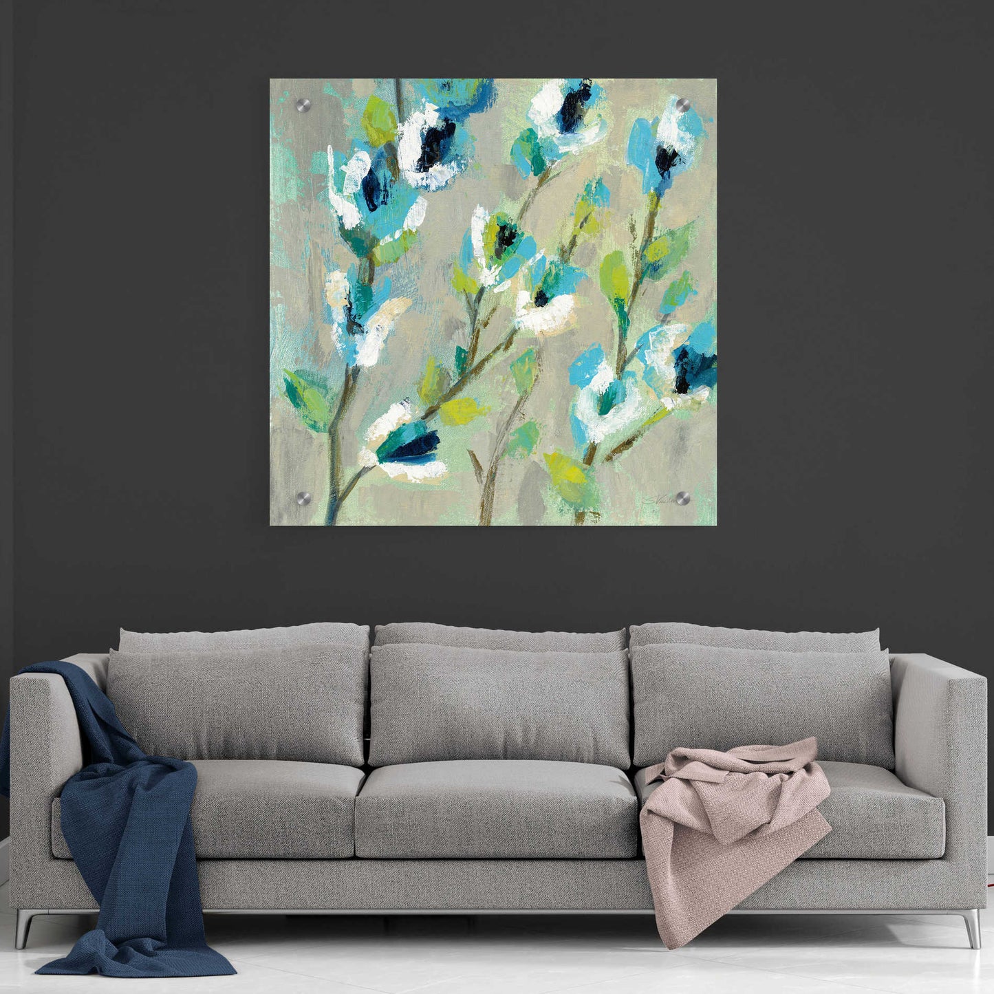 Epic Art 'Whimsical Branch I' by Silvia Vassileva, Acrylic Glass Wall Art,36x36