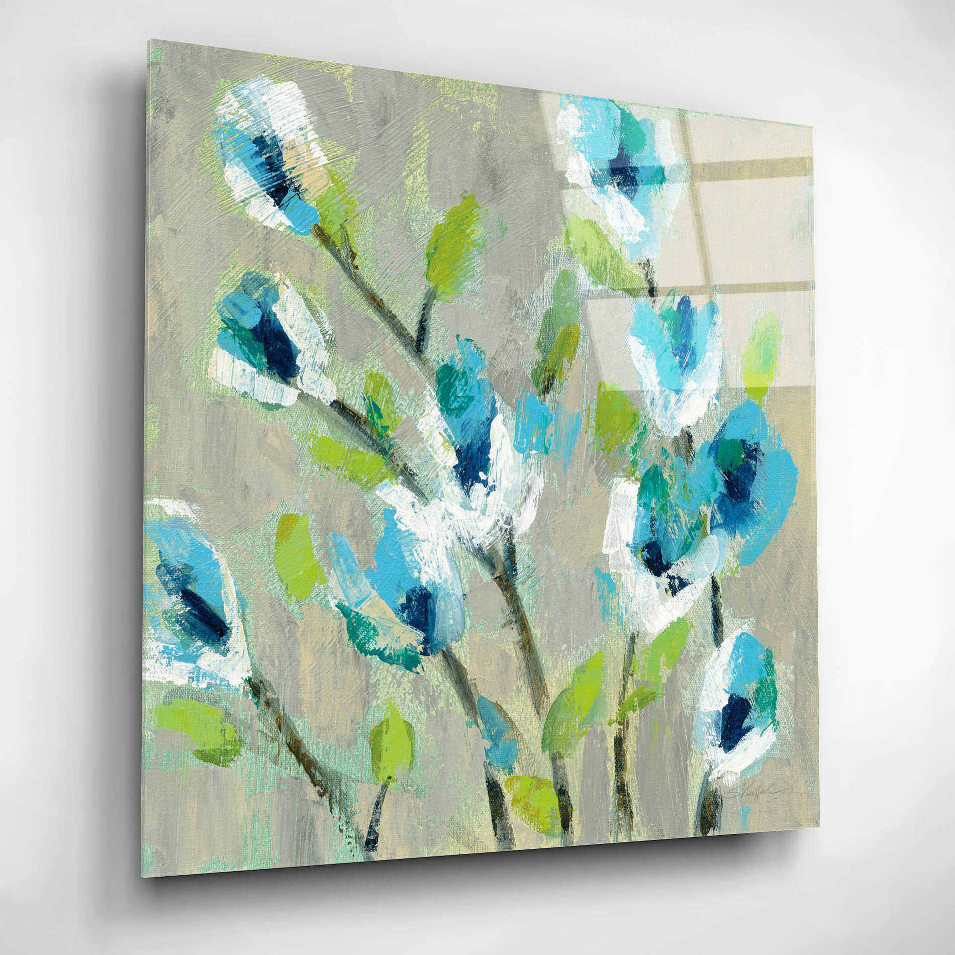 Epic Art 'Whimsical Branch II' by Silvia Vassileva, Acrylic Glass Wall Art,12x12