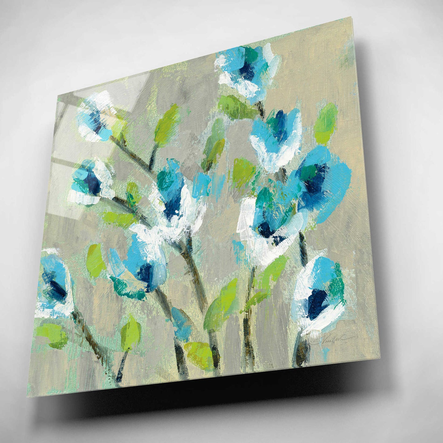 Epic Art 'Whimsical Branch II' by Silvia Vassileva, Acrylic Glass Wall Art,12x12