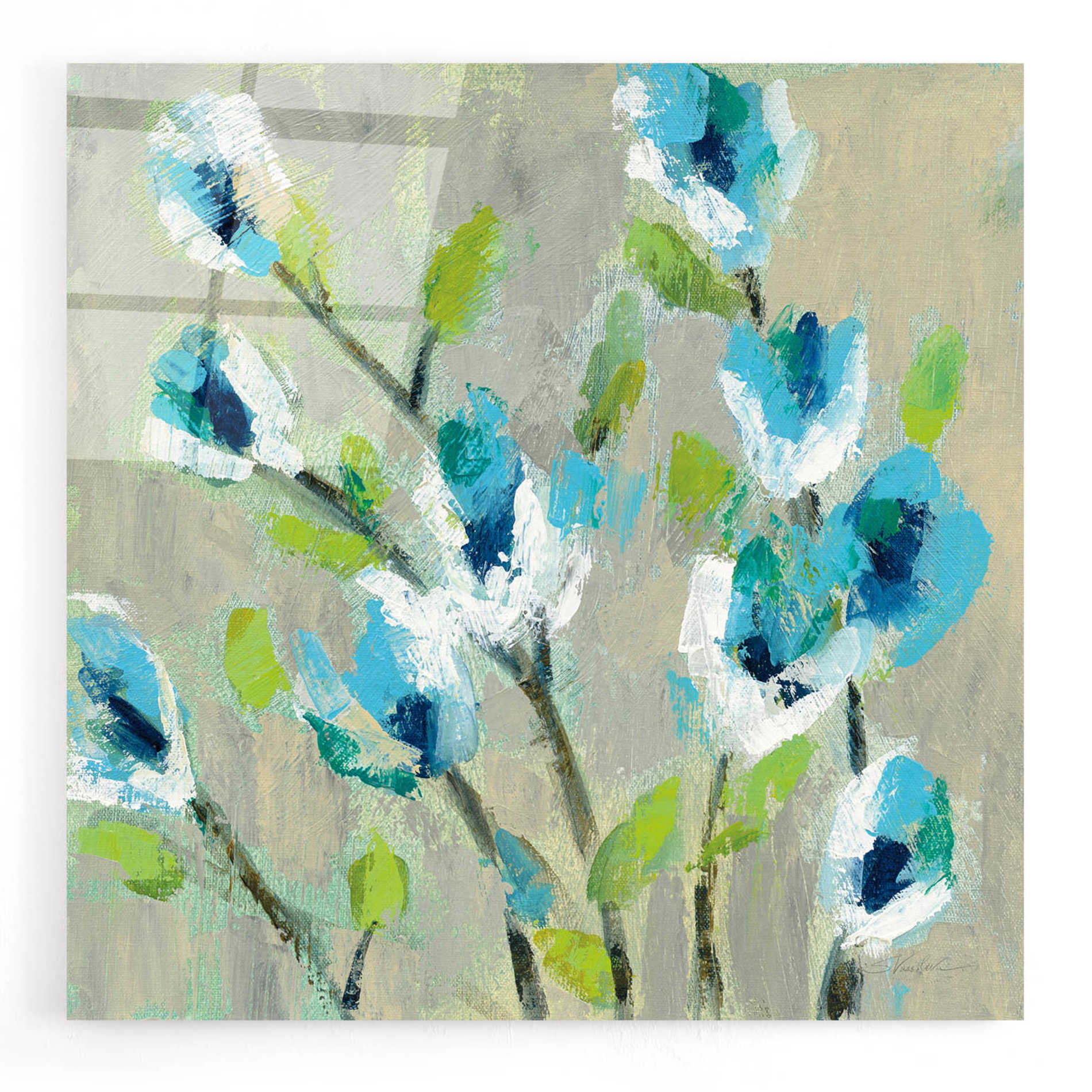 Epic Art 'Whimsical Branch II' by Silvia Vassileva, Acrylic Glass Wall Art,12x12