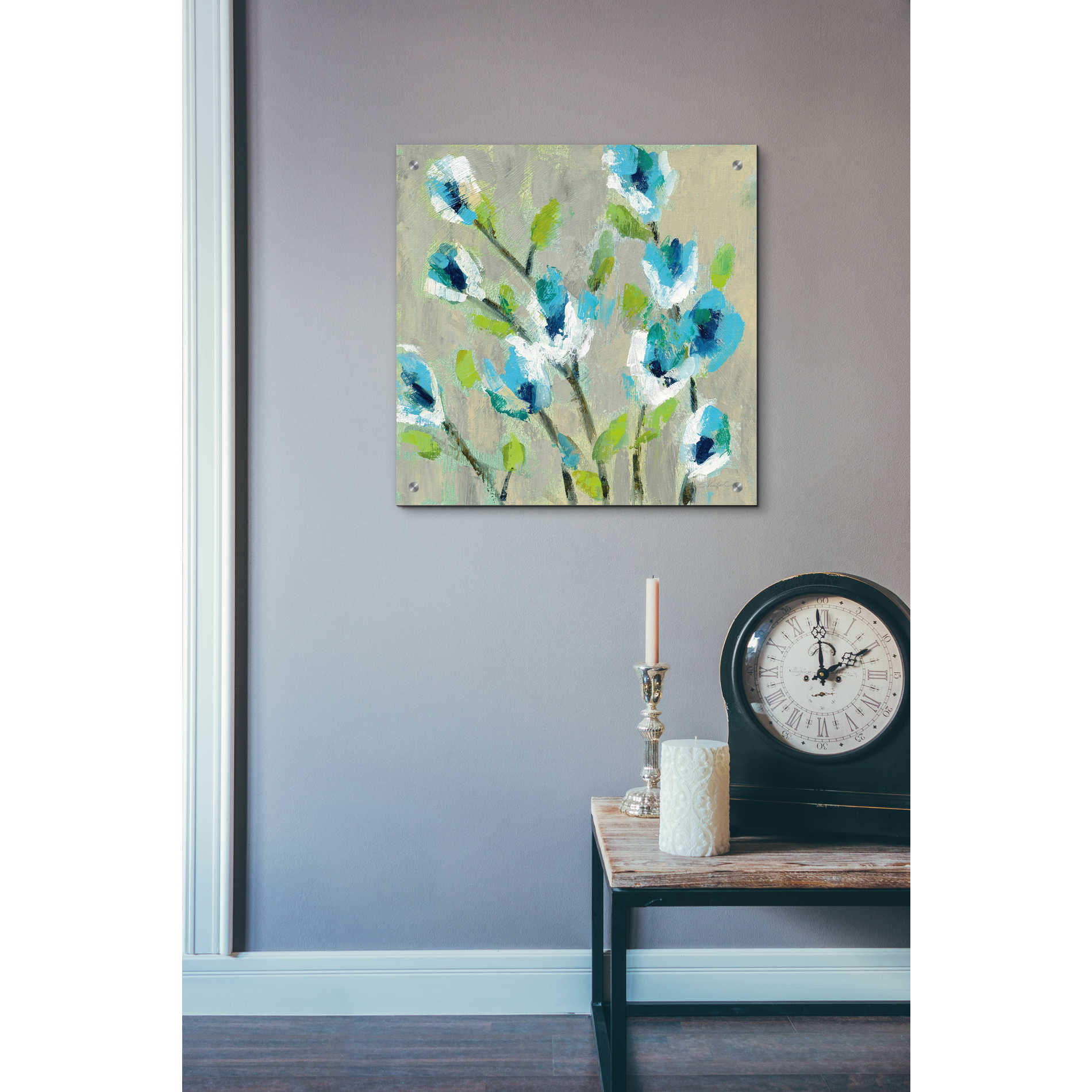 Epic Art 'Whimsical Branch II' by Silvia Vassileva, Acrylic Glass Wall Art,24x24