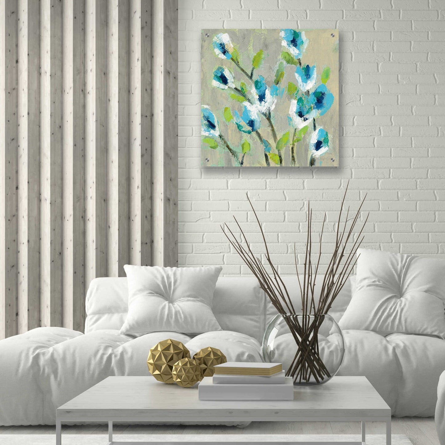 Epic Art 'Whimsical Branch II' by Silvia Vassileva, Acrylic Glass Wall Art,24x24