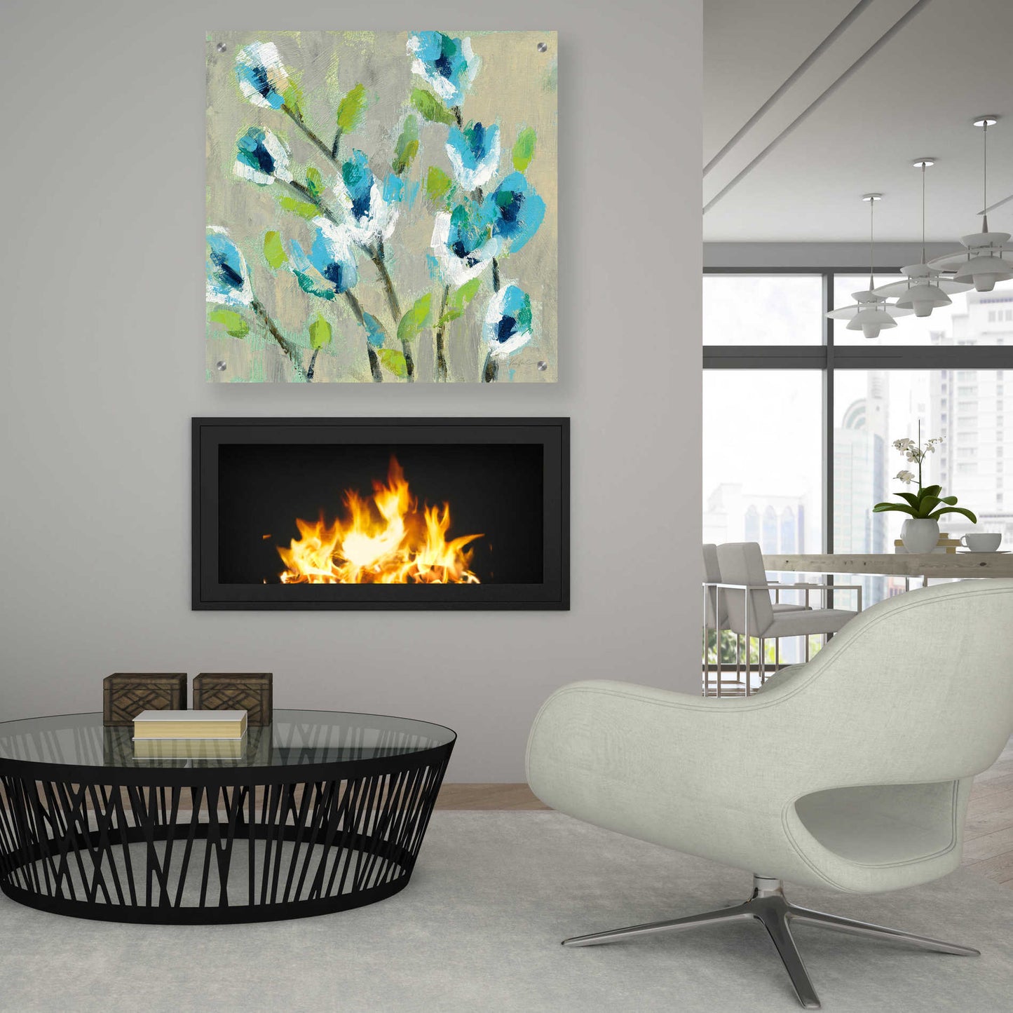 Epic Art 'Whimsical Branch II' by Silvia Vassileva, Acrylic Glass Wall Art,36x36