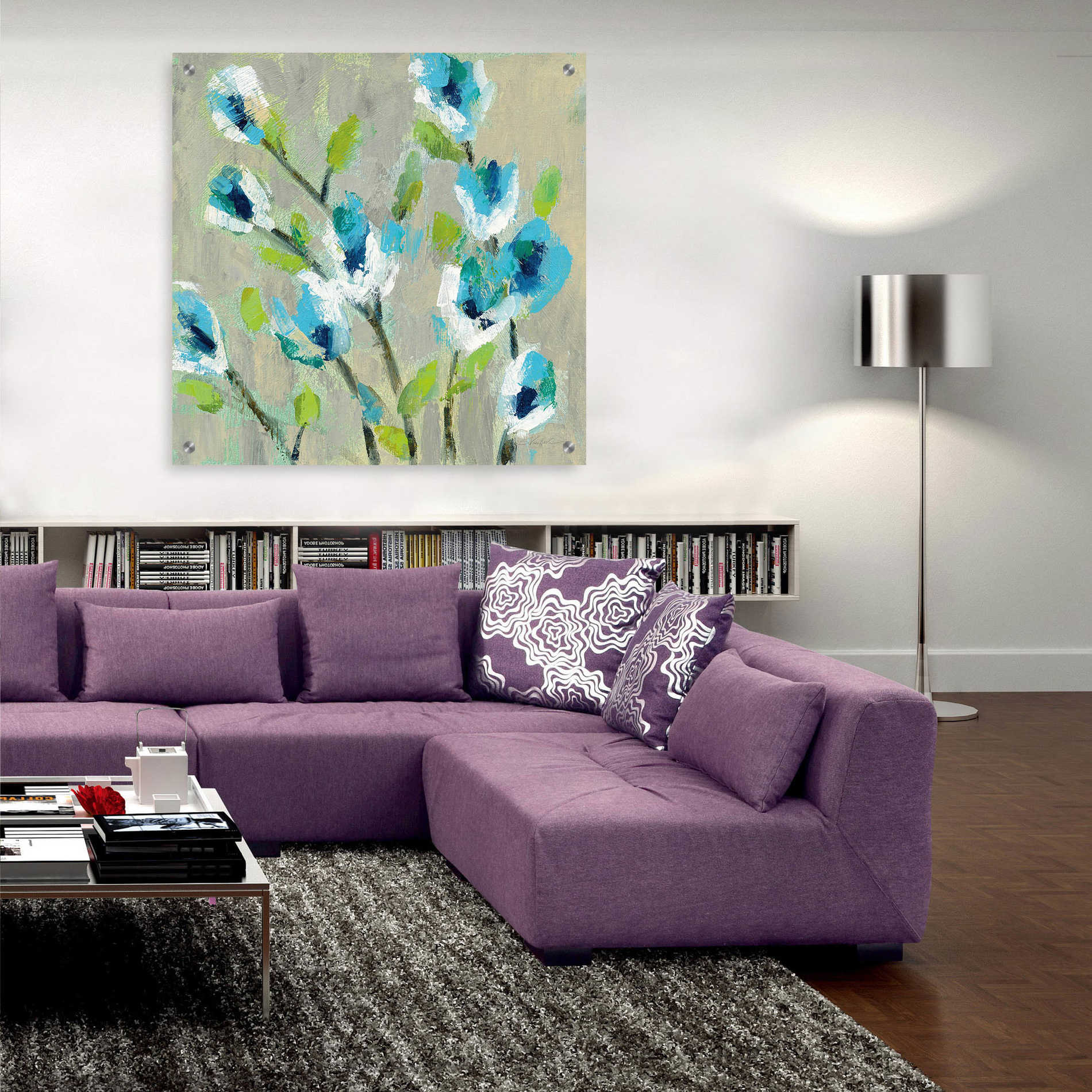 Epic Art 'Whimsical Branch II' by Silvia Vassileva, Acrylic Glass Wall Art,36x36