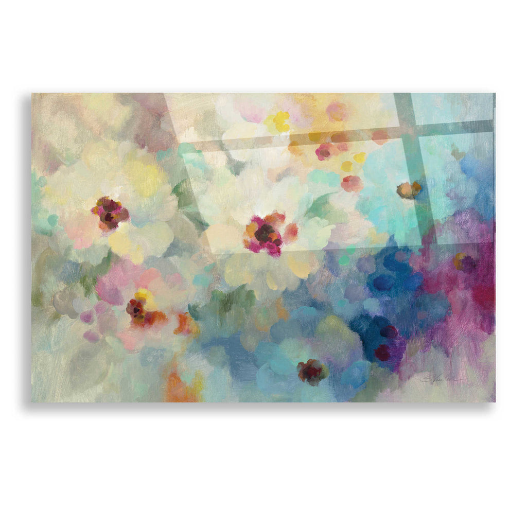 Epic Art 'Floral Extravaganza' by Silvia Vassileva, Acrylic Glass Wall Art