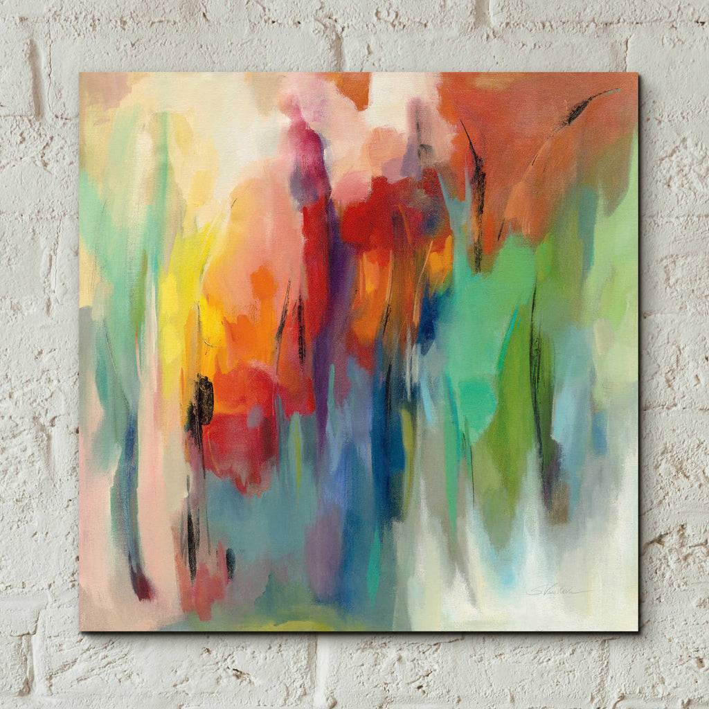 Epic Art 'March Rainbow' by Silvia Vassileva, Acrylic Glass Wall Art,12x12