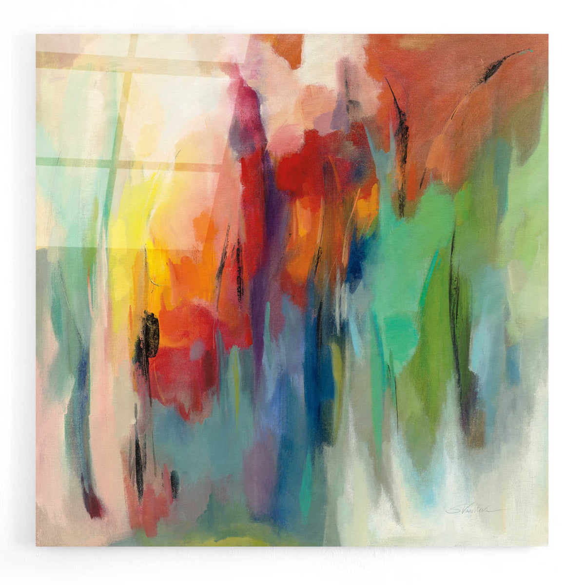 Epic Art 'March Rainbow' by Silvia Vassileva, Acrylic Glass Wall Art