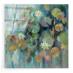 Epic Art 'Magic Lily Pond' by Silvia Vassileva, Acrylic Glass Wall Art