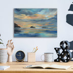 Epic Art 'Pacific Sunset' by Silvia Vassileva, Acrylic Glass Wall Art,16x12