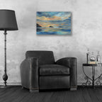 Epic Art 'Pacific Sunset' by Silvia Vassileva, Acrylic Glass Wall Art,24x16
